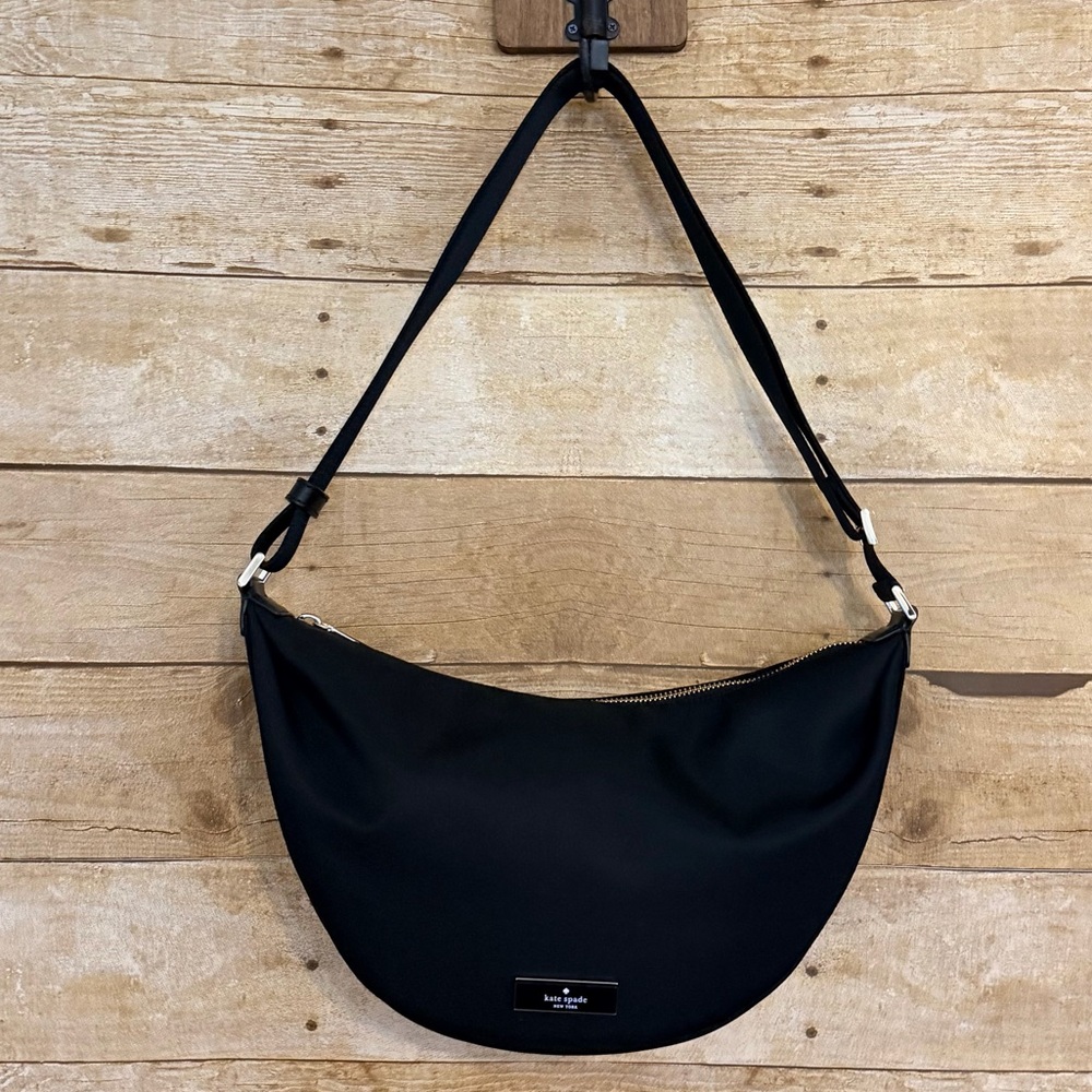 Kate Spade Carter Nylon Sling - Black NWT - Picture 6 of 16